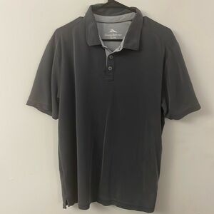 Gray polo shirt